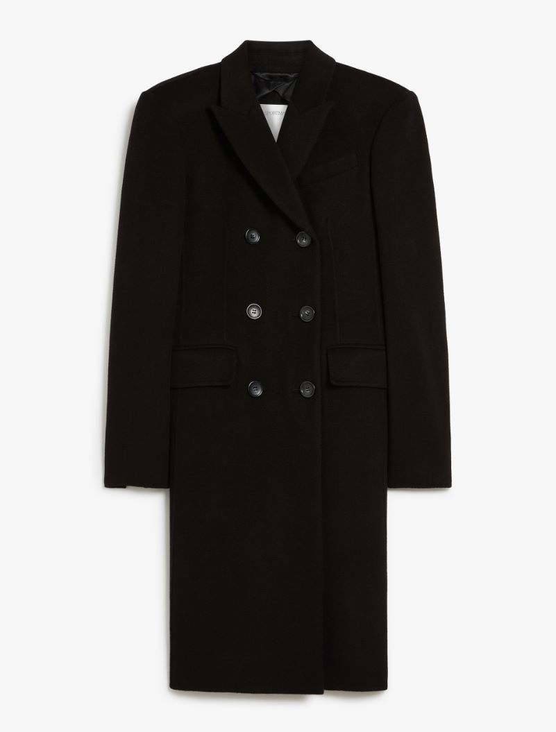 Slim-fit wool coat - BLACK - Sportmax