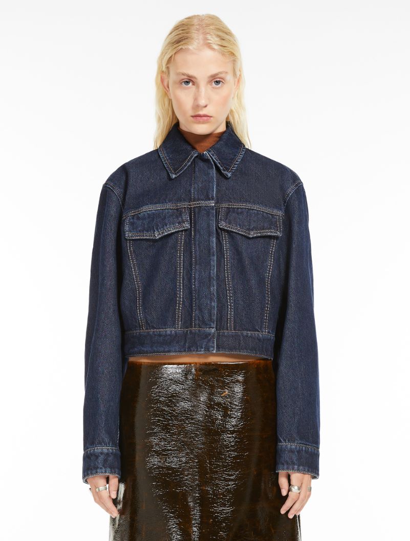 Short denim jacket - MIDNIGHTBLUE - Sportmax