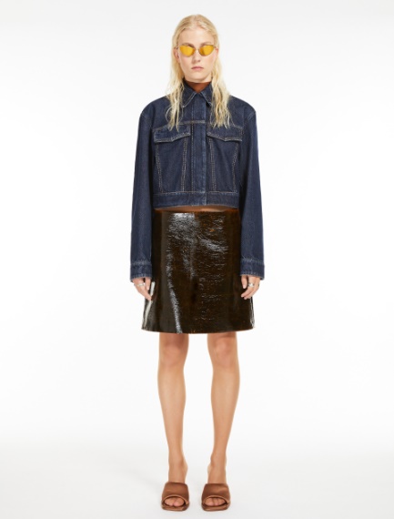 Short denim jacket - MIDNIGHTBLUE - Sportmax