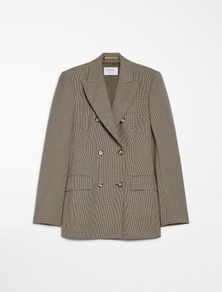 Stretch gabardine blazer - BISCUIT - Sportmax