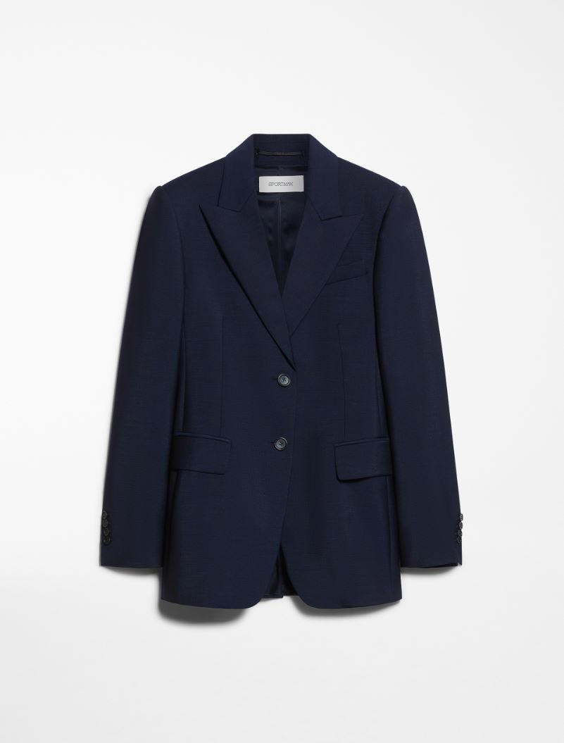 Slim-fit tailored blazer - ULTRAMARINE - Sportmax