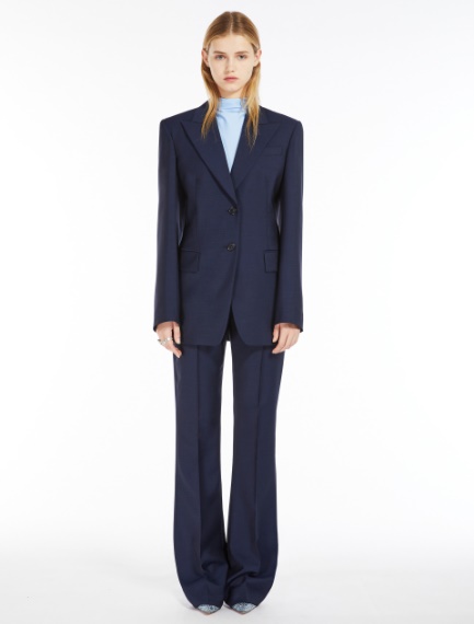 Slim-fit tailored blazer - ULTRAMARINE - Sportmax