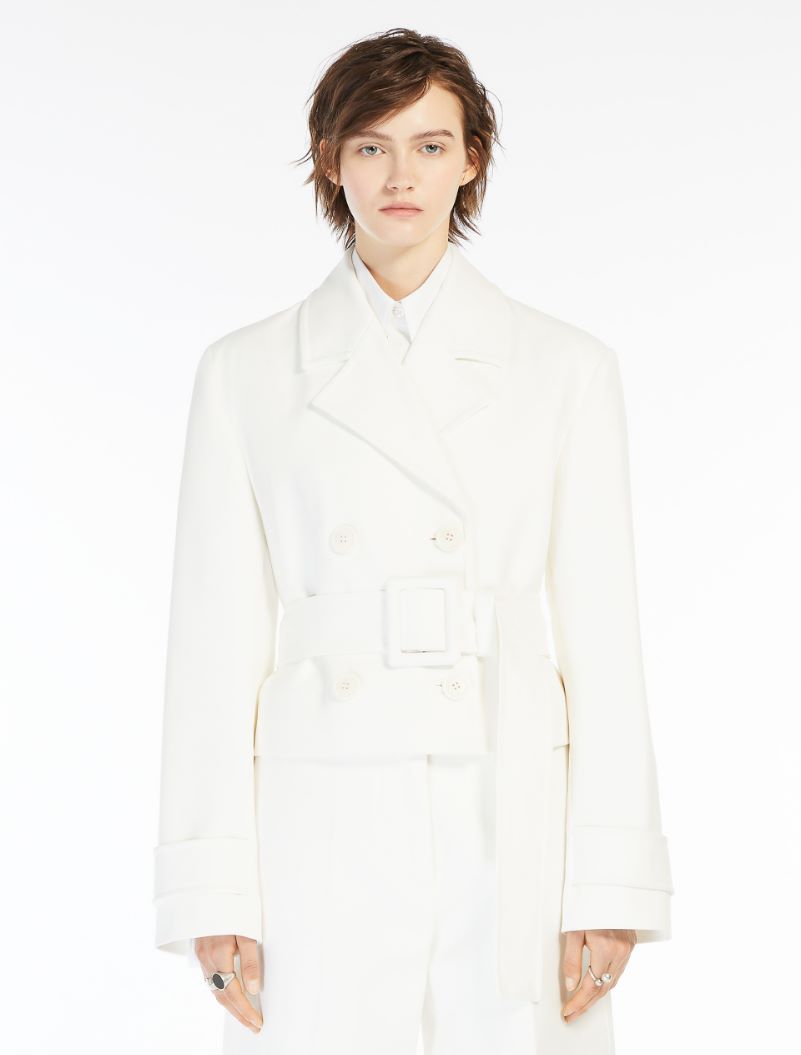 Short double-breasted jacket - WHITE - Sportmax