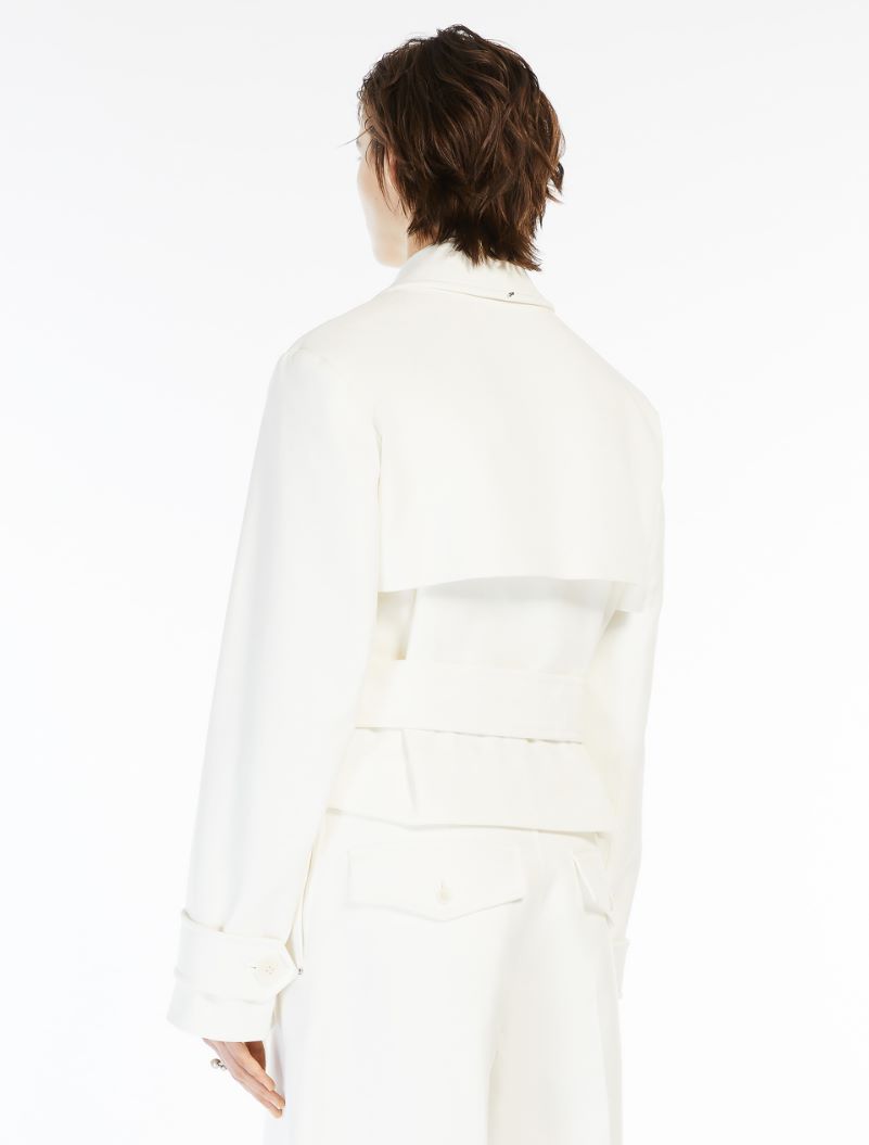 Short double-breasted jacket - WHITE - Sportmax