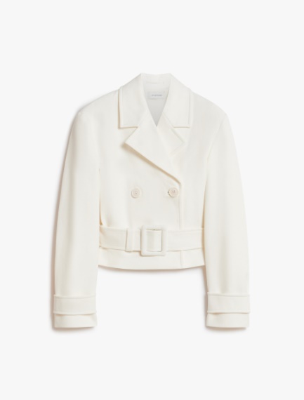 Short double-breasted jacket - WHITE - Sportmax