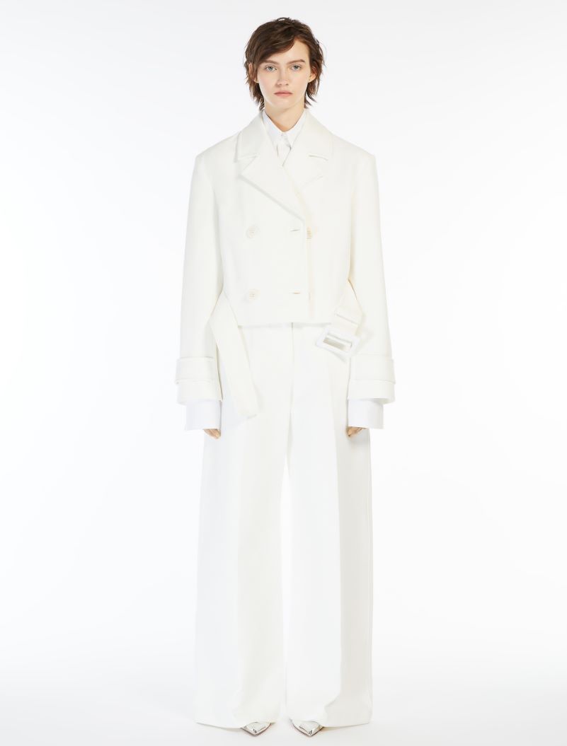 Short double-breasted jacket - WHITE - Sportmax