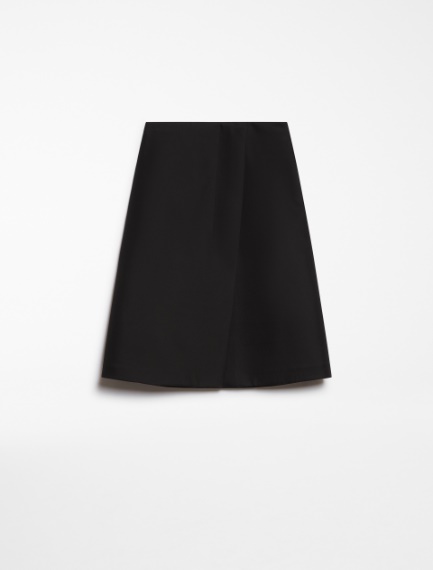 Flared wrap skirt - BLACK - Sportmax