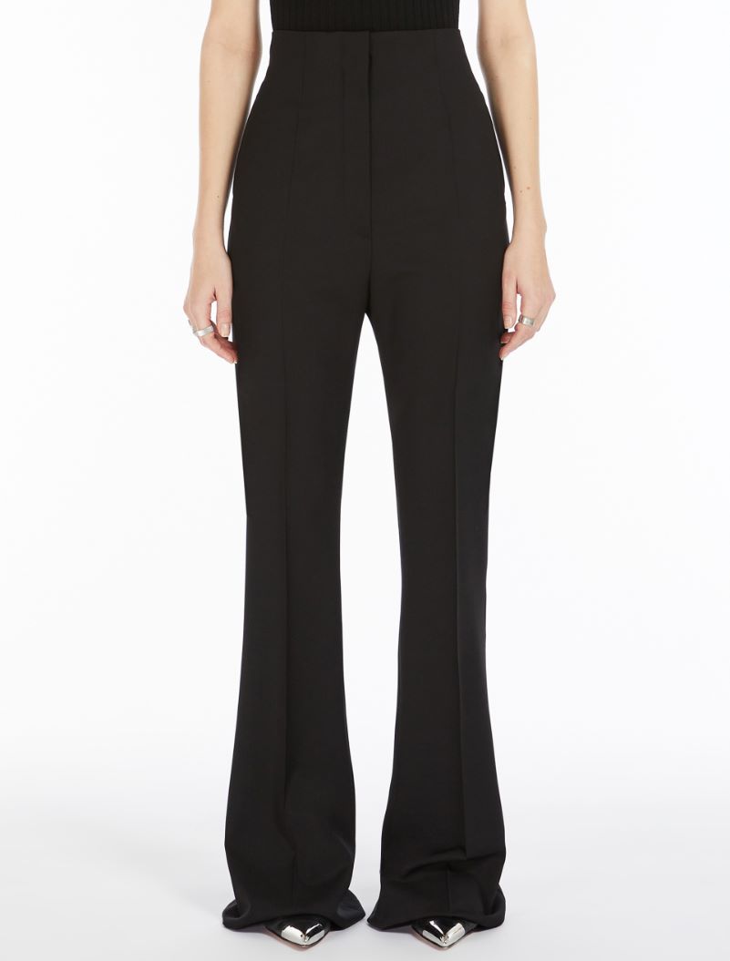 Slim and flared trousers - BLACK - Sportmax