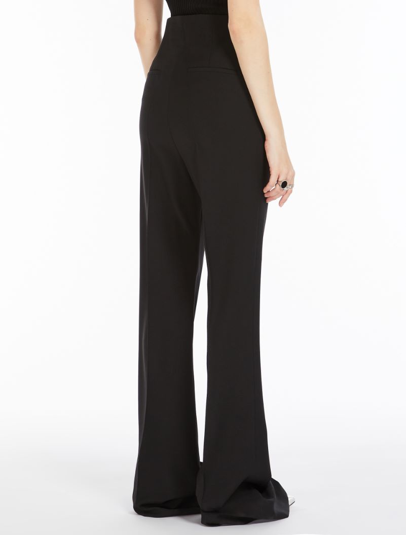 Slim and flared trousers - BLACK - Sportmax