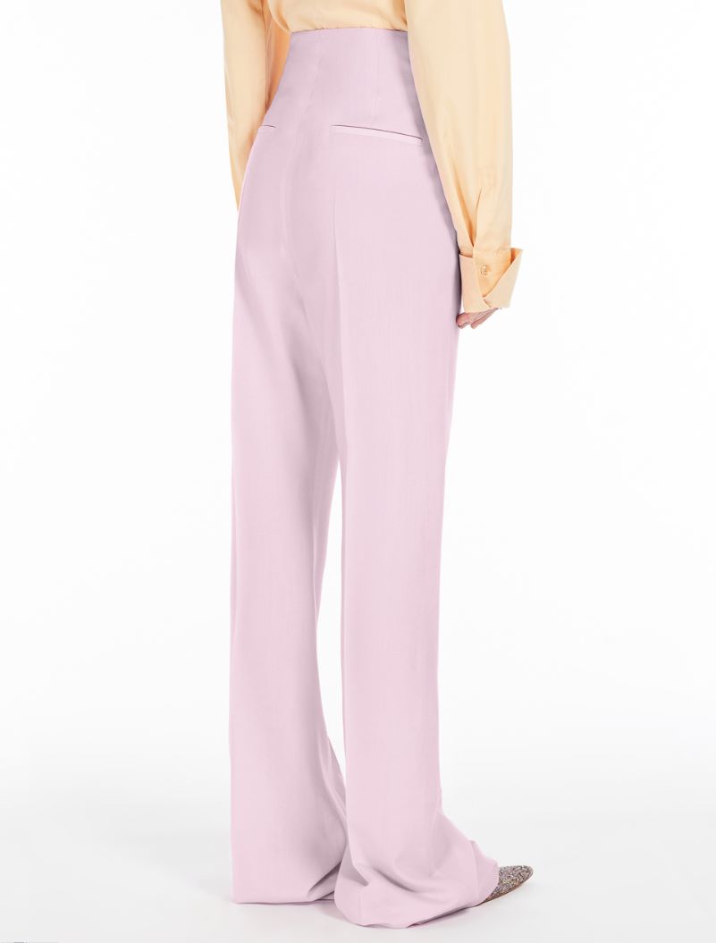 Slim and flared trousers - MAUVE - Sportmax