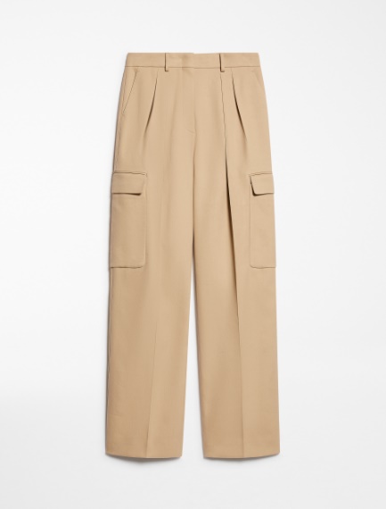 Low-rise cargo trousers - CARAMEL - Sportmax