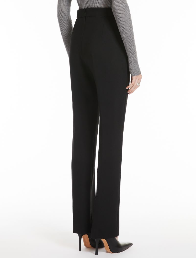 Stretch gabardine trousers - KLEPSYDRA CAPSULE - BLACK - Sportmax