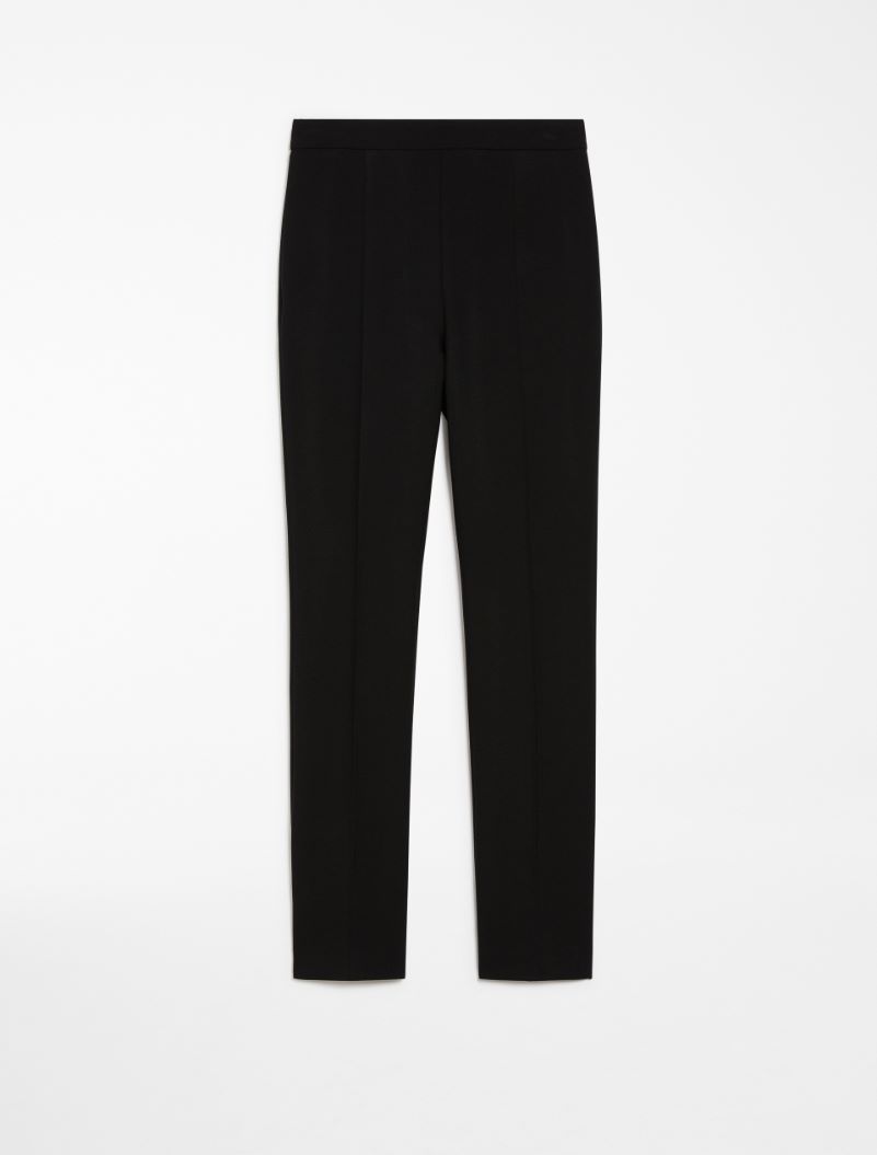 Stretch gabardine trousers - KLEPSYDRA CAPSULE - BLACK - Sportmax