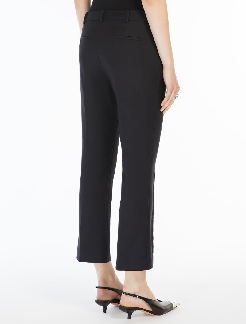 Low-rise bell-bottom trousers - BLACK - Sportmax