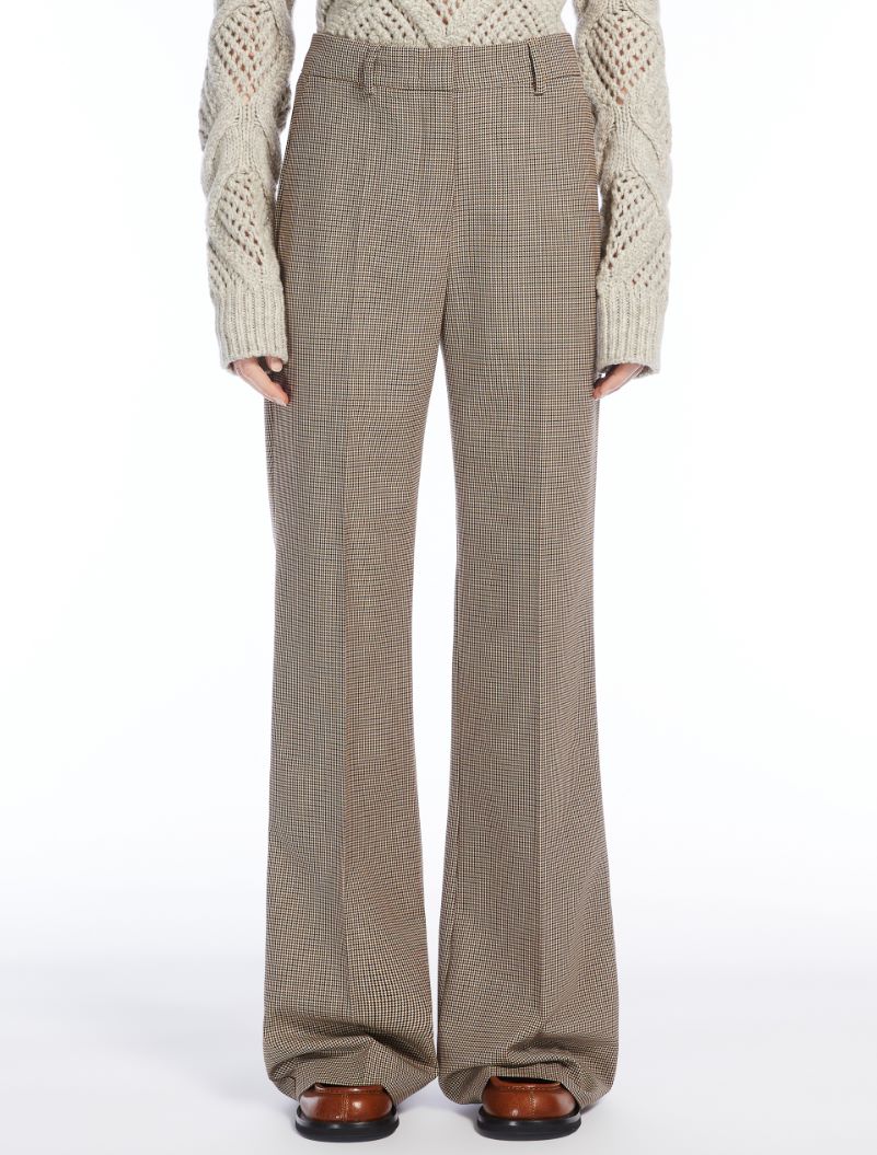 Stretch gabardine trousers - BISCUIT - Sportmax