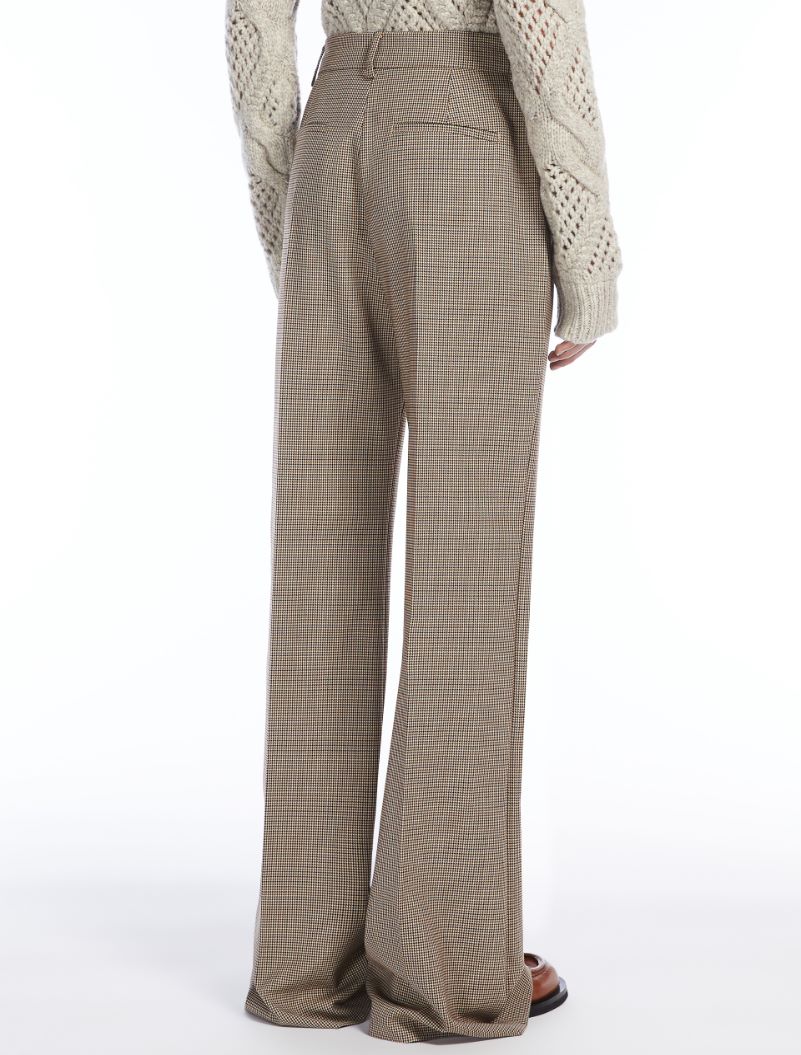 Stretch gabardine trousers - BISCUIT - Sportmax