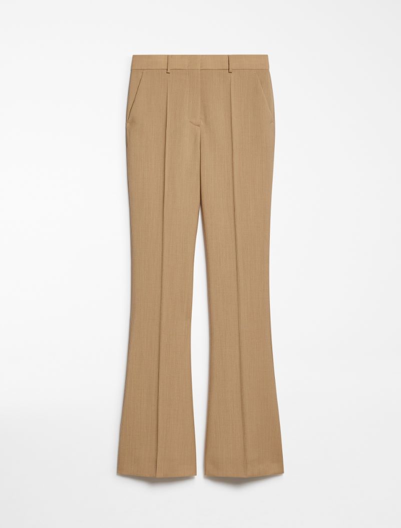 Flared slim-fit trousers - BEIGE - Sportmax