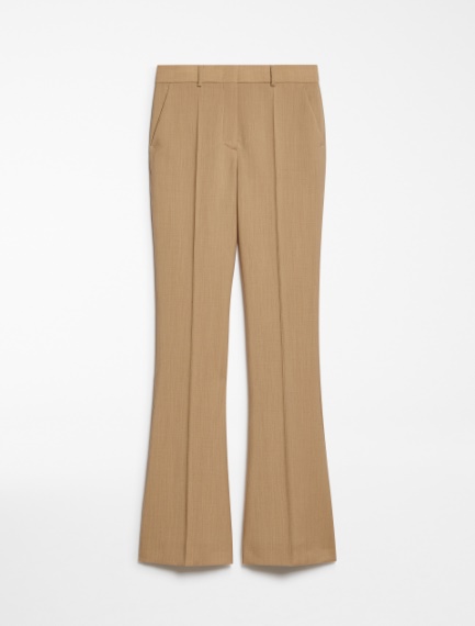 Flared slim-fit trousers - BEIGE - Sportmax