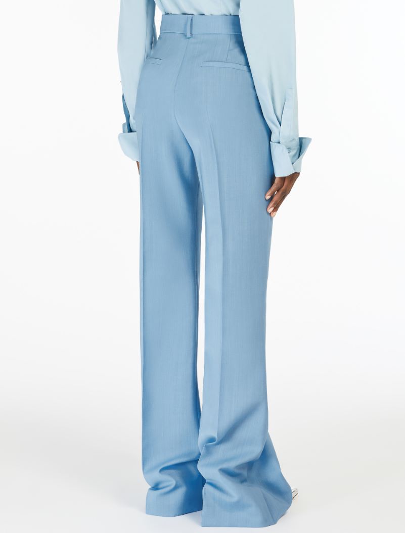 Flared slim-fit trousers - SKY BLUE - Sportmax