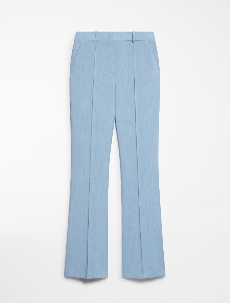 Flared slim-fit trousers - SKY BLUE - Sportmax