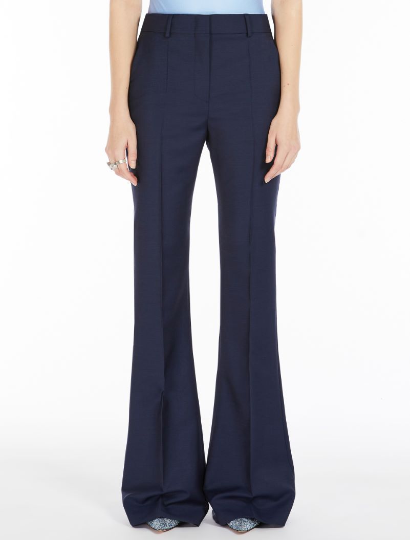 Flared slim-fit trousers - ULTRAMARINE - Sportmax