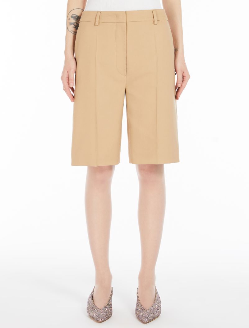 Tailored Bermuda shorts - CARAMEL - Sportmax