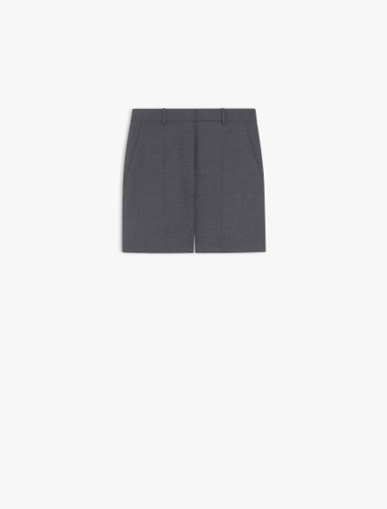 Shorts in lana stretch - ANTRACITE - Sportmax