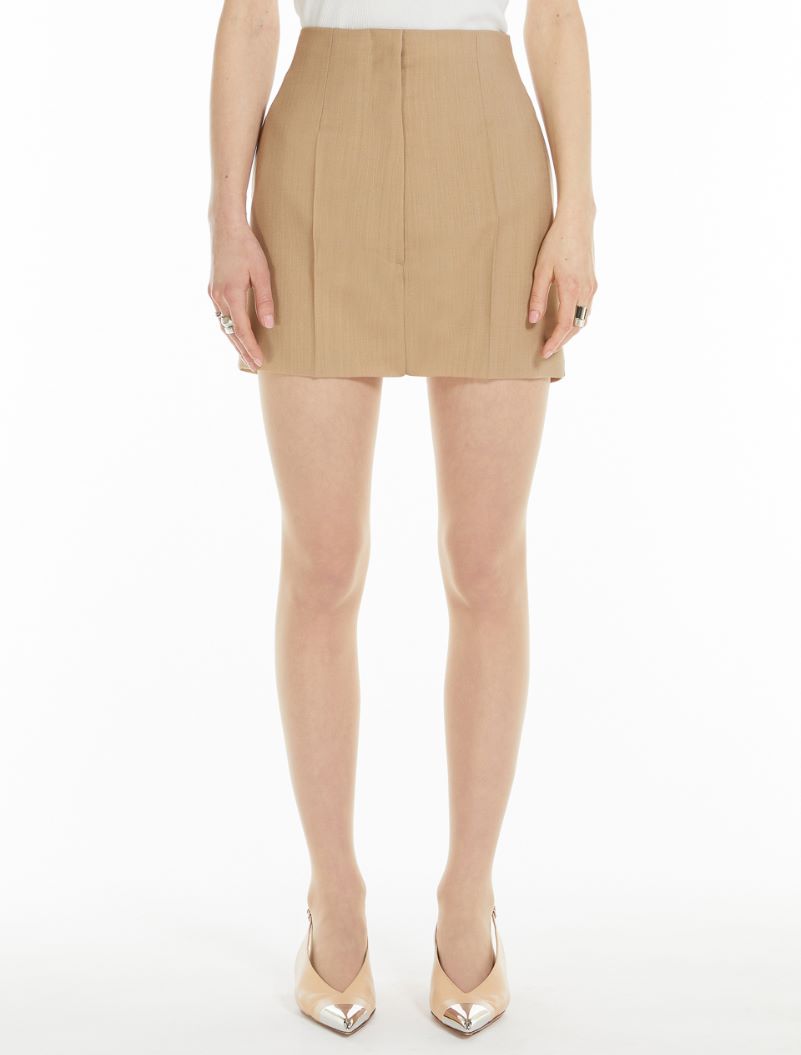 Shorts a vita alta - BEIGE - Sportmax