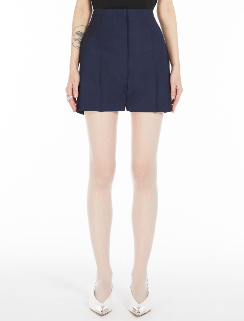 High-waisted shorts - ULTRAMARINE - Sportmax