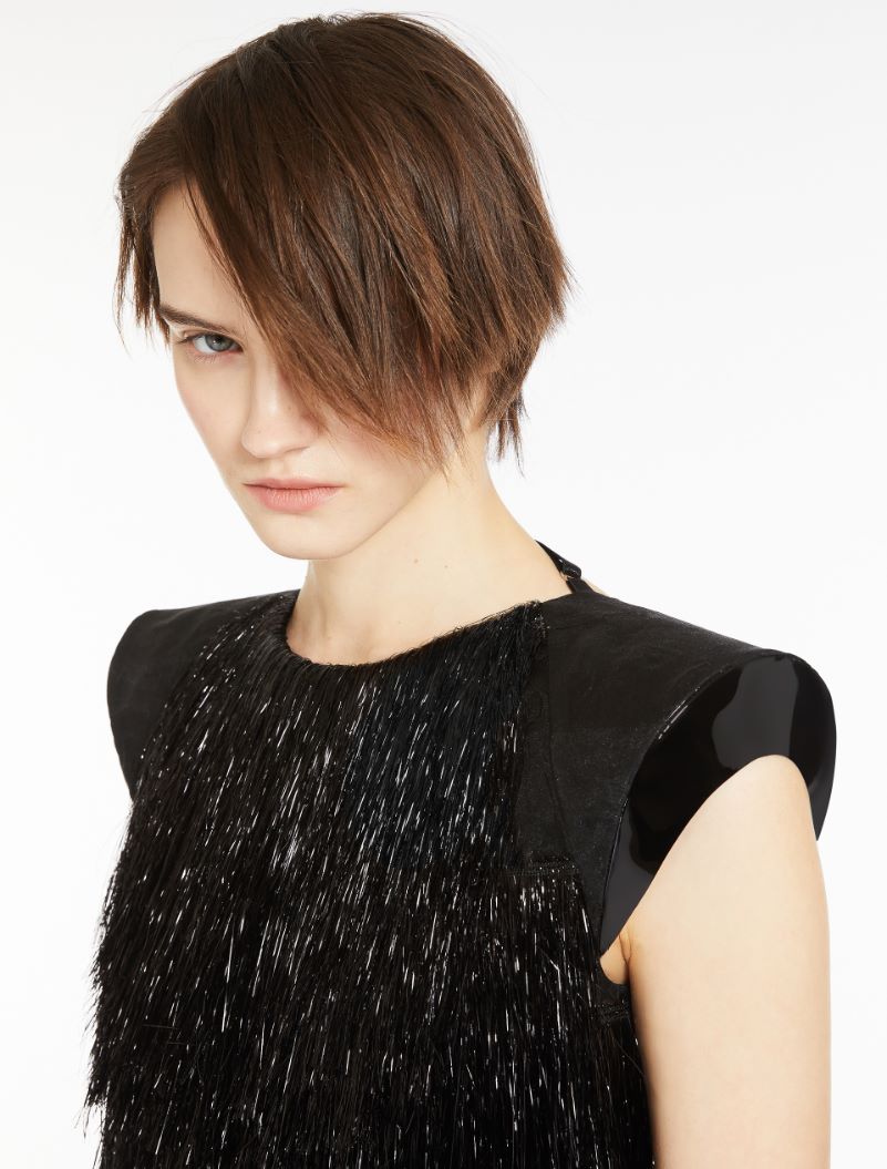 Fringe top - BLACK - Sportmax