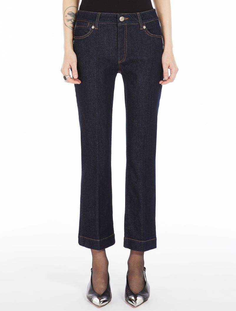 Stretch mini flare jeans - MIDNIGHTBLUE - Sportmax