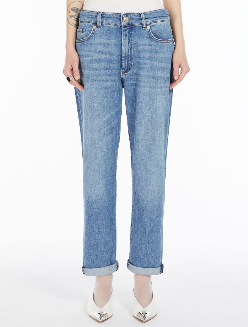 Low-rise boyfriend jeans - NAVY - Sportmax