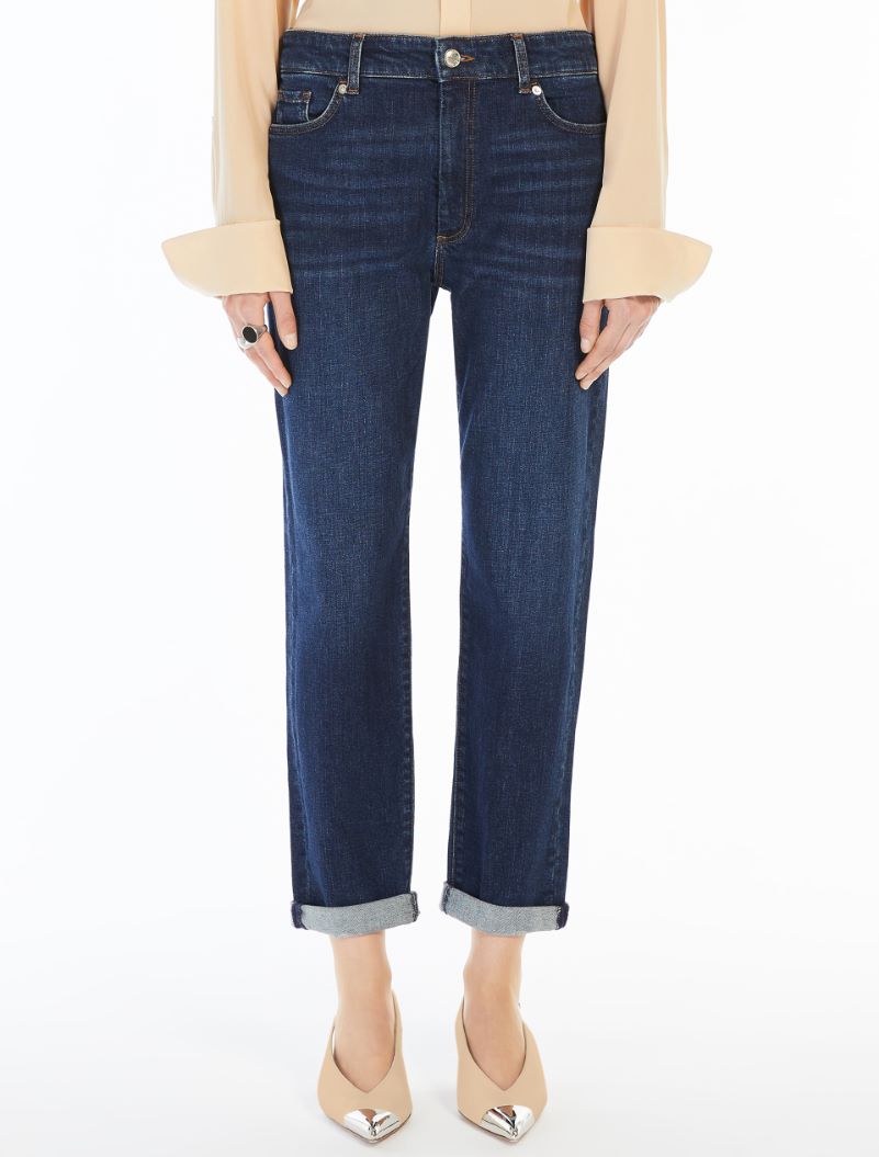 Low-rise boyfriend jeans - MIDNIGHTBLUE - Sportmax