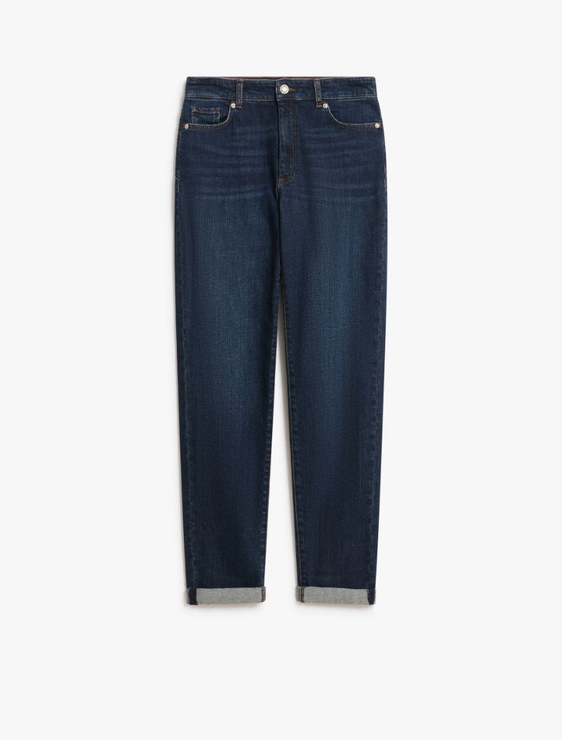 Low-rise boyfriend jeans - MIDNIGHTBLUE - Sportmax