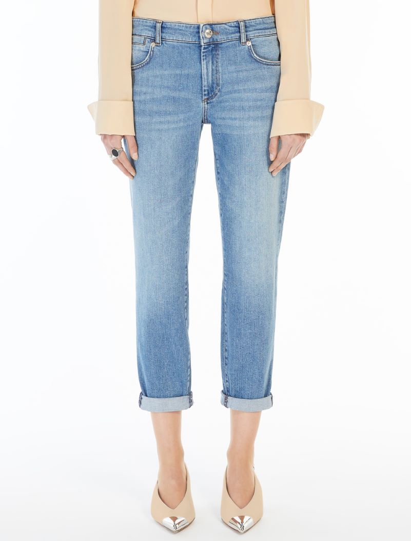 Low-rise cigarette jeans - NAVY - Sportmax