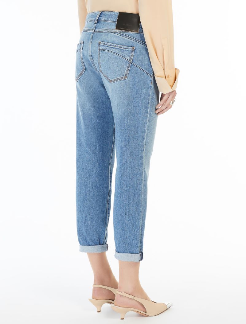 Low-rise cigarette jeans - NAVY - Sportmax