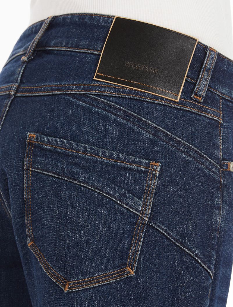 Low-rise cigarette jeans - MIDNIGHTBLUE - Sportmax