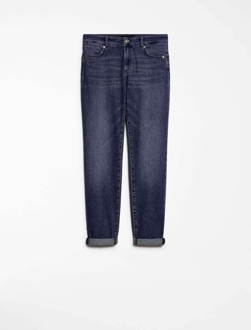 Low-rise cigarette jeans - MIDNIGHTBLUE - Sportmax