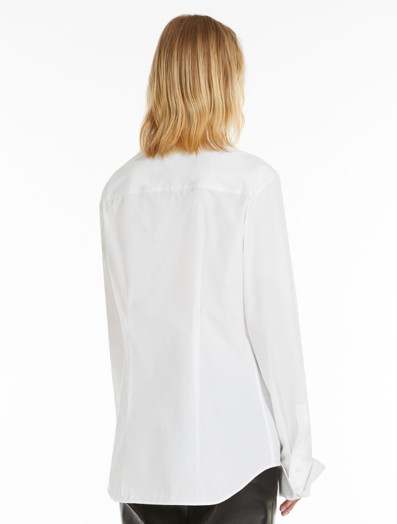 Fitted-waist shirt - OPTICAL WHITE - Sportmax