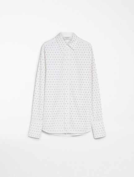 Studded shirt - OPTICAL WHITE - Sportmax