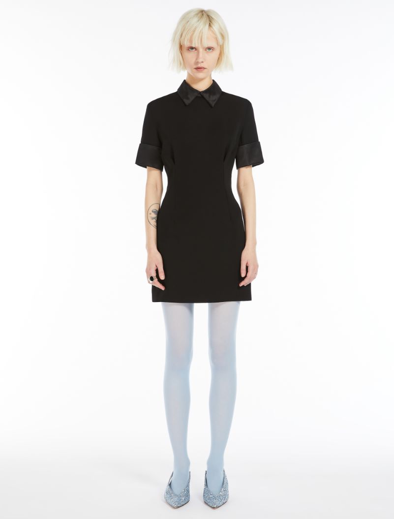 Short-sleeved mini dress - BLACK - Sportmax