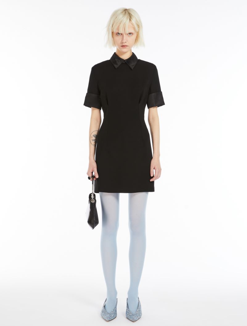 Short-sleeved mini dress - BLACK - Sportmax