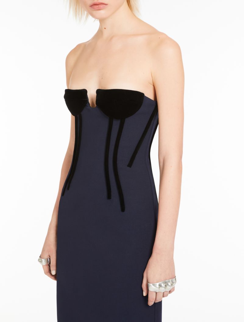 Bustier dress - MIDNIGHTBLUE - Sportmax