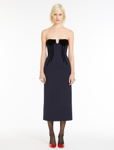 Bustier dress - MIDNIGHTBLUE - Sportmax