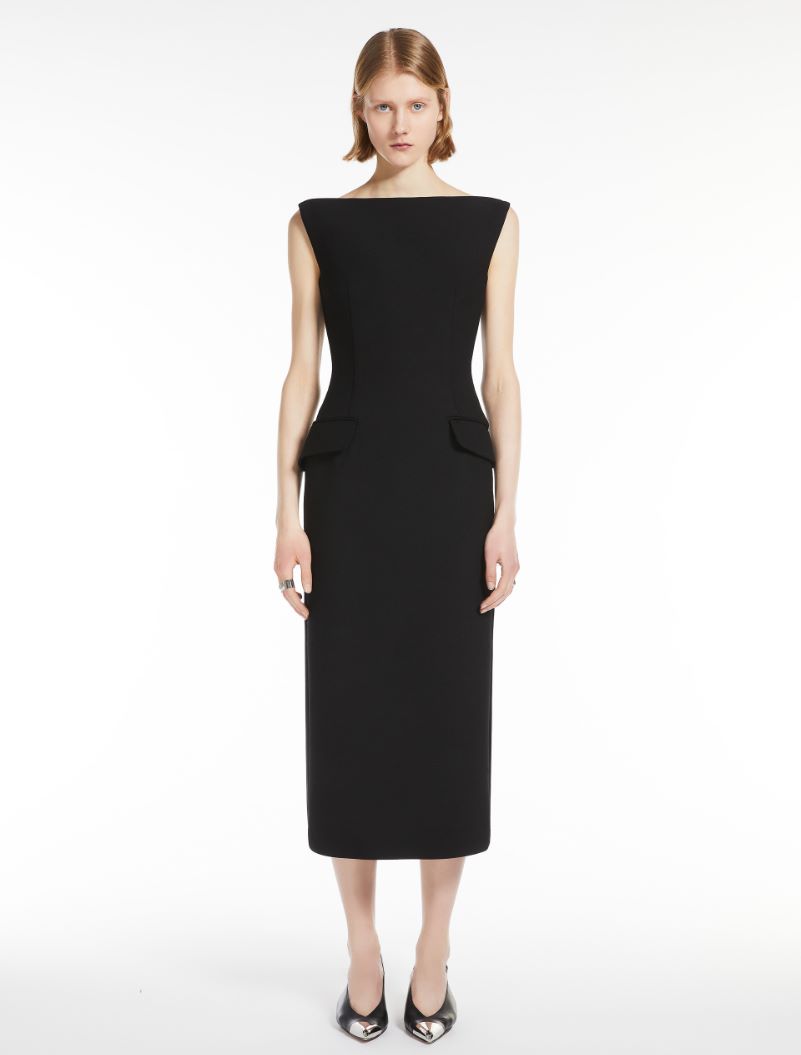 Long bustier dress - KLEPSYDRA CAPSULE - BLACK - Sportmax