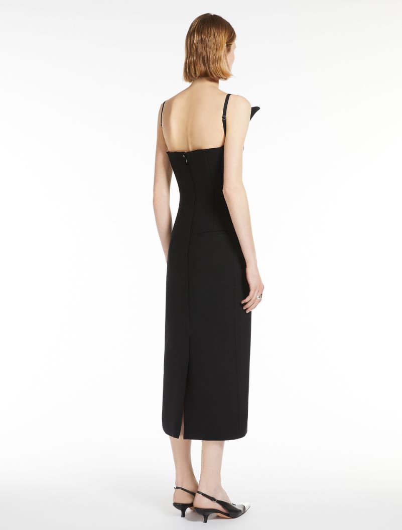 Long bustier dress - KLEPSYDRA CAPSULE - BLACK - Sportmax