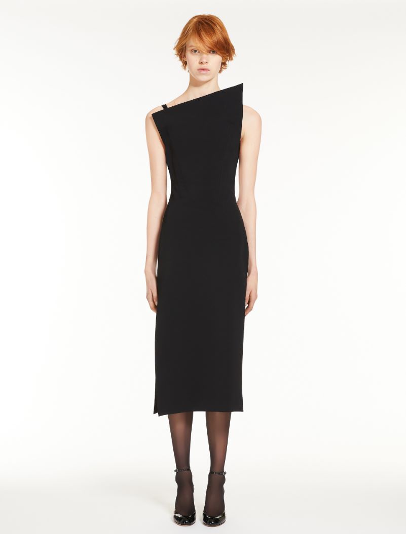 Asymmetrical dress - BLACK - Sportmax