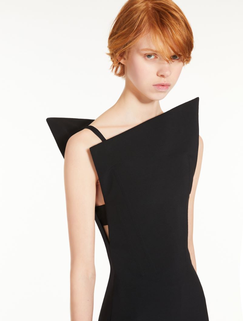 Asymmetrical dress - BLACK - Sportmax