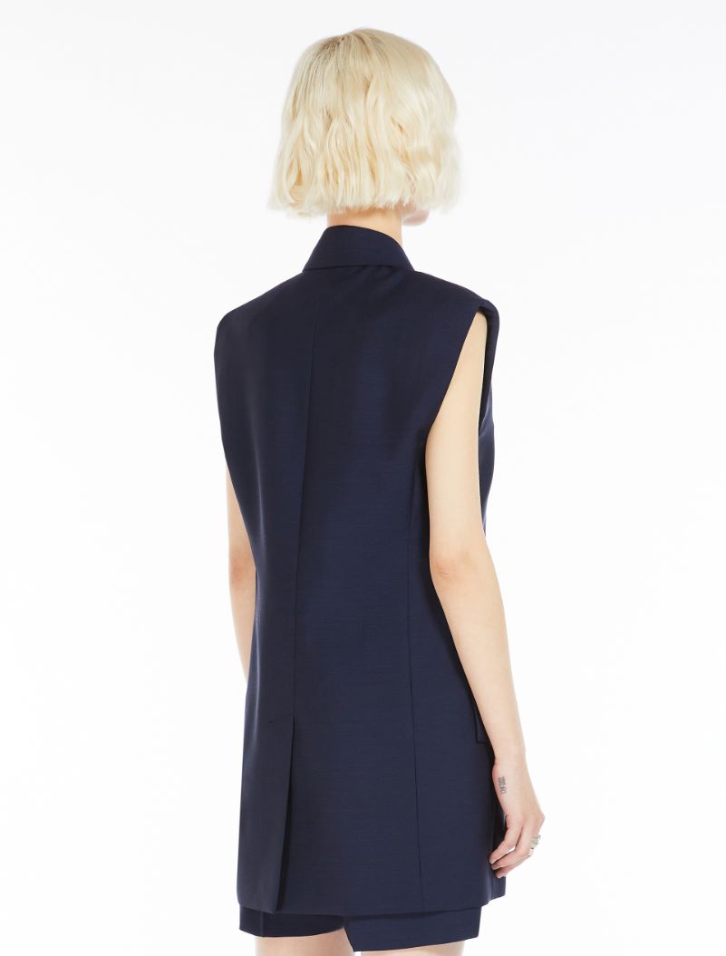 Sleeveless tailored blazer - ULTRAMARINE - Sportmax