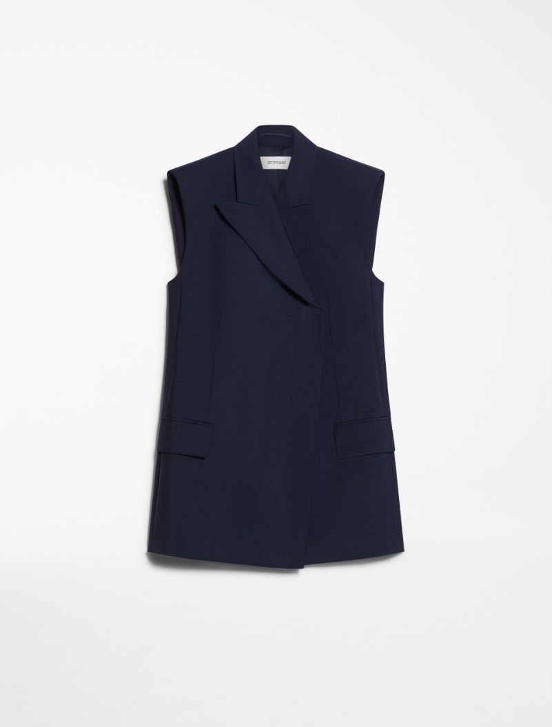 Sleeveless tailored blazer - ULTRAMARINE - Sportmax